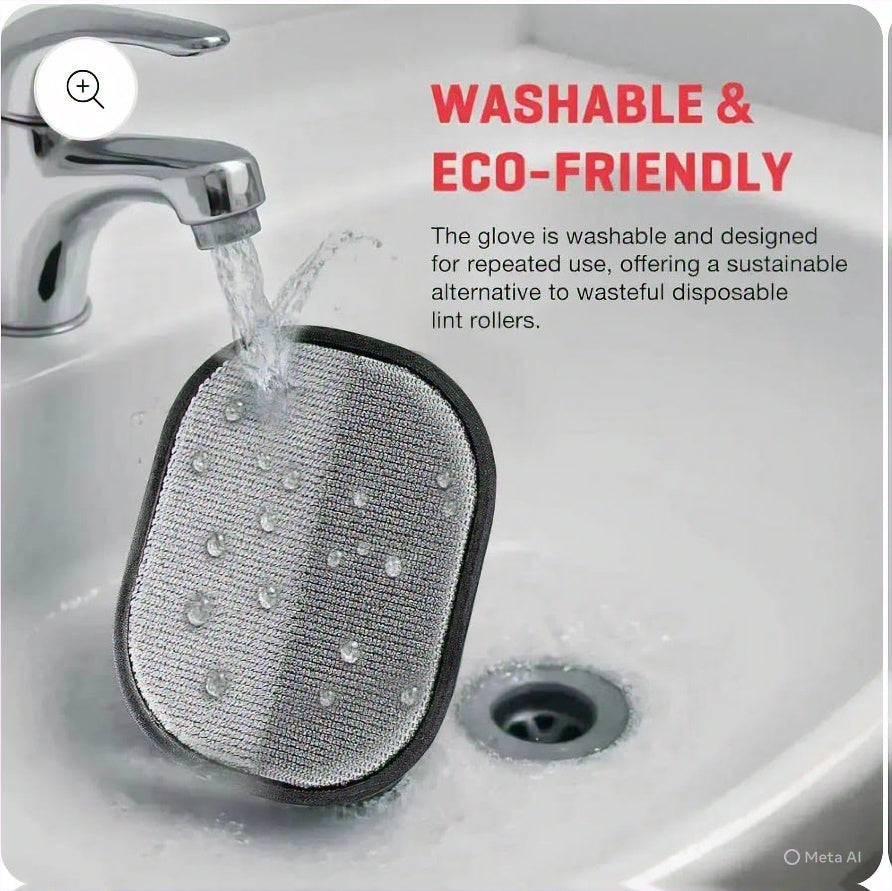 Pet Hair Removal Gloves (Pack of 2)